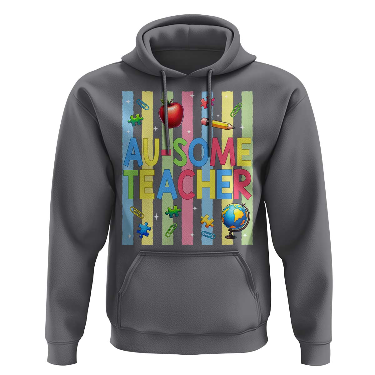 Special Ed Teacher Autism Acceptance Hoodie Au Some Teacher