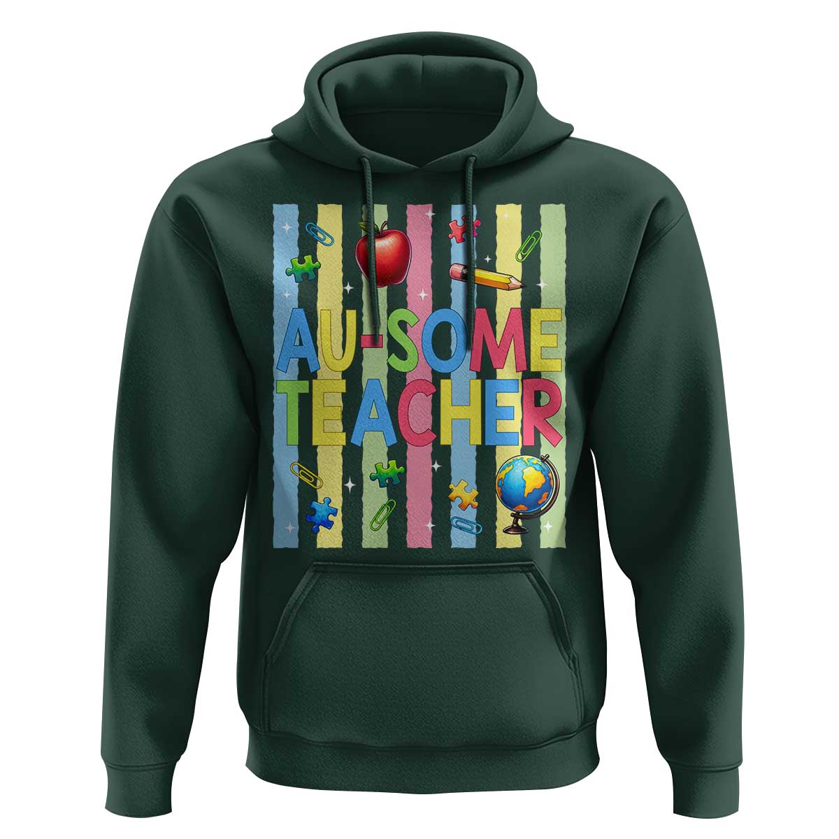 Special Ed Teacher Autism Acceptance Hoodie Au Some Teacher