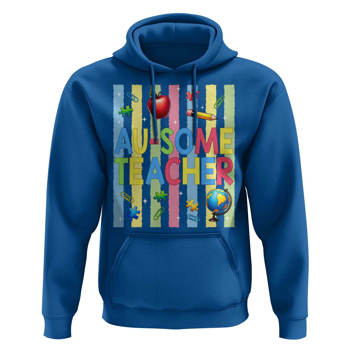 Special Ed Teacher Autism Acceptance Hoodie Au Some Teacher