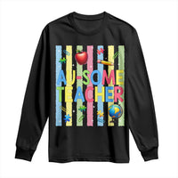 Special Ed Teacher Autism Acceptance Long Sleeve Shirt Au Some Teacher