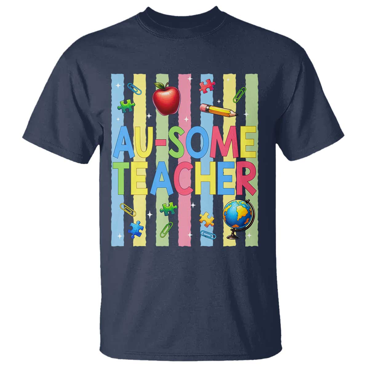 Special Ed Teacher Autism Acceptance T Shirt Au Some Teacher