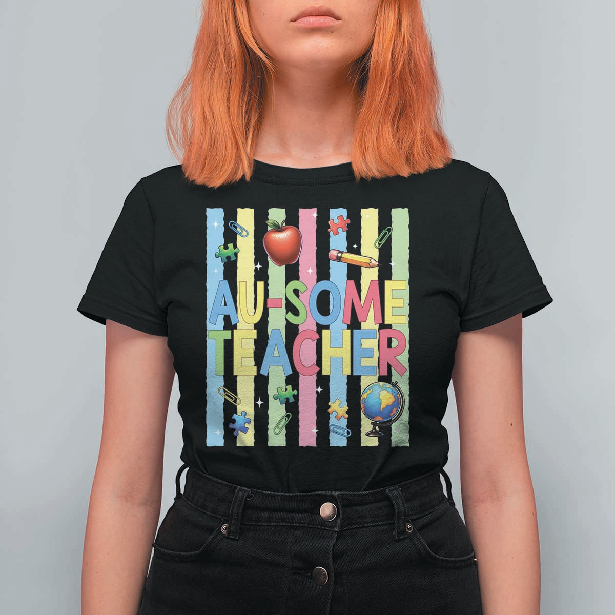 Special Ed Teacher Autism Acceptance T Shirt For Women Au Some Teacher
