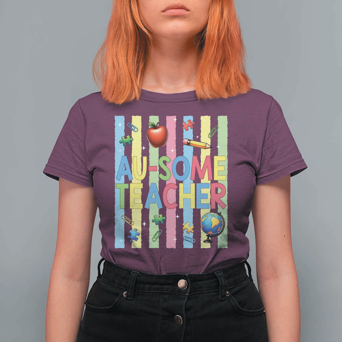 Special Ed Teacher Autism Acceptance T Shirt For Women Au Some Teacher