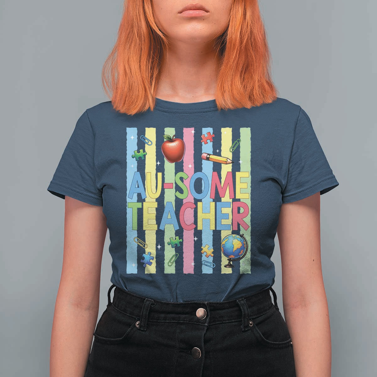 Special Ed Teacher Autism Acceptance T Shirt For Women Au Some Teacher
