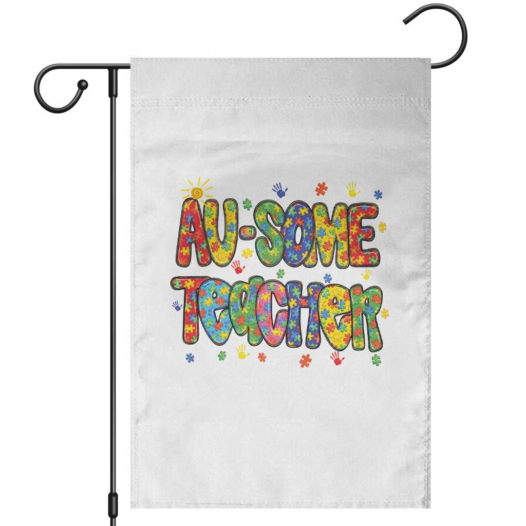 Autism Acceptance Special Education Teacher Garden Flag Au Some Teacher