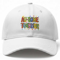 Autism Acceptance Special Education Teacher Baseball Cap Au Some Teacher