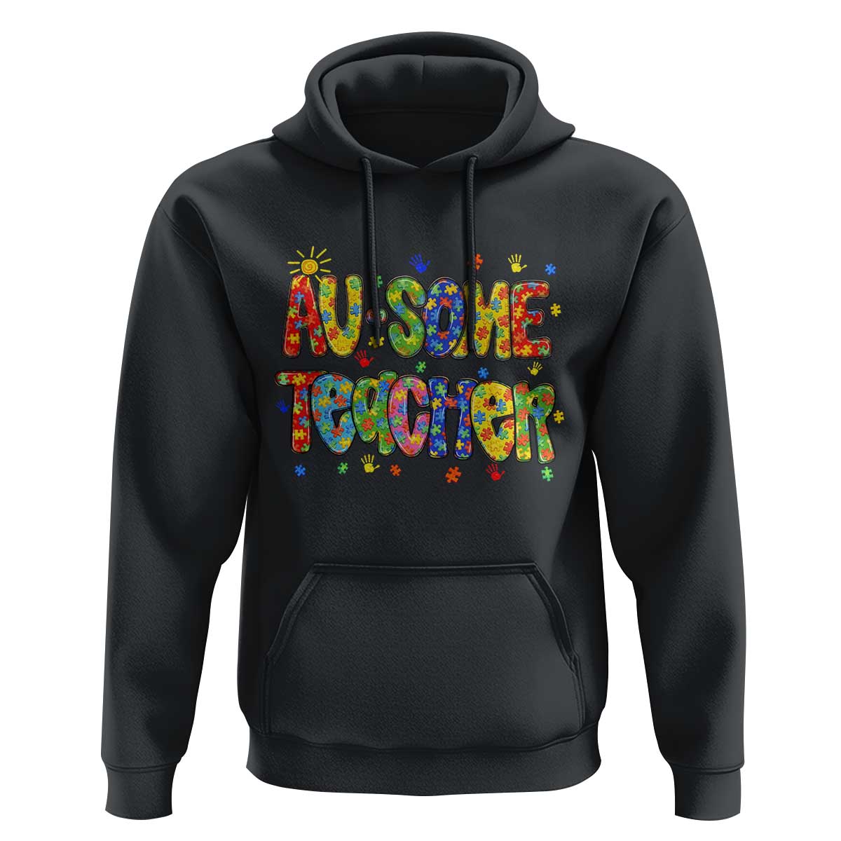 Autism Acceptance Special Education Teacher Hoodie Au Some Teacher