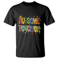 Autism Acceptance Special Education Teacher T Shirt Au Some Teacher