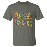 Autism Acceptance Special Education Teacher T Shirt Au Some Teacher
