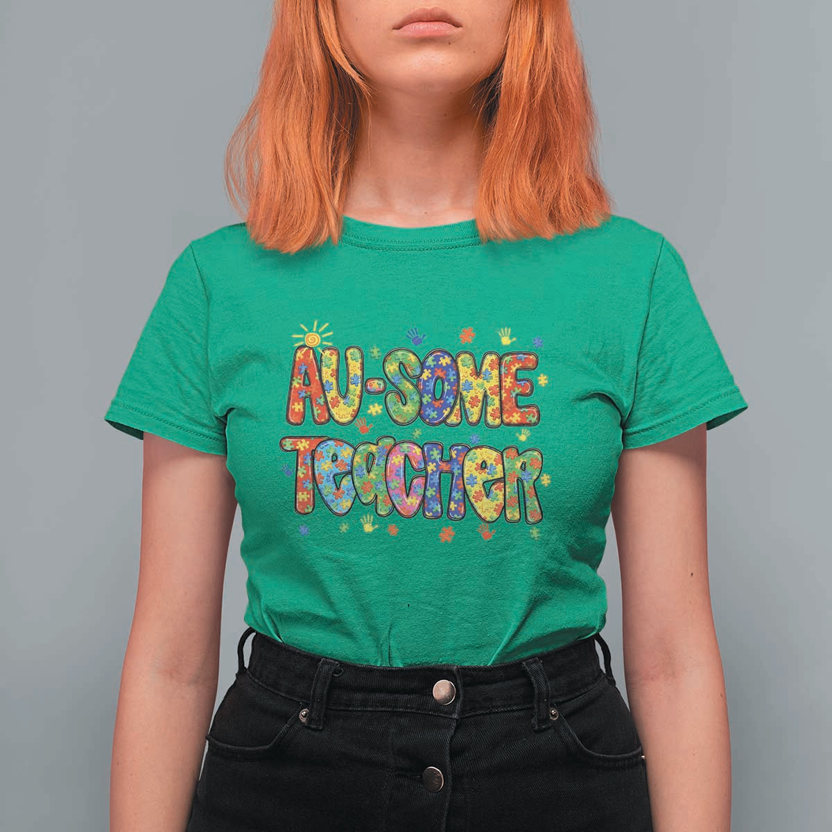 Autism Acceptance Special Education Teacher T Shirt For Women Au Some Teacher