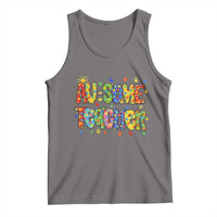 Autism Acceptance Special Education Teacher Tank Top Au Some Teacher