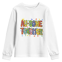Autism Acceptance Special Education Teacher Youth Sweatshirt Au Some Teacher