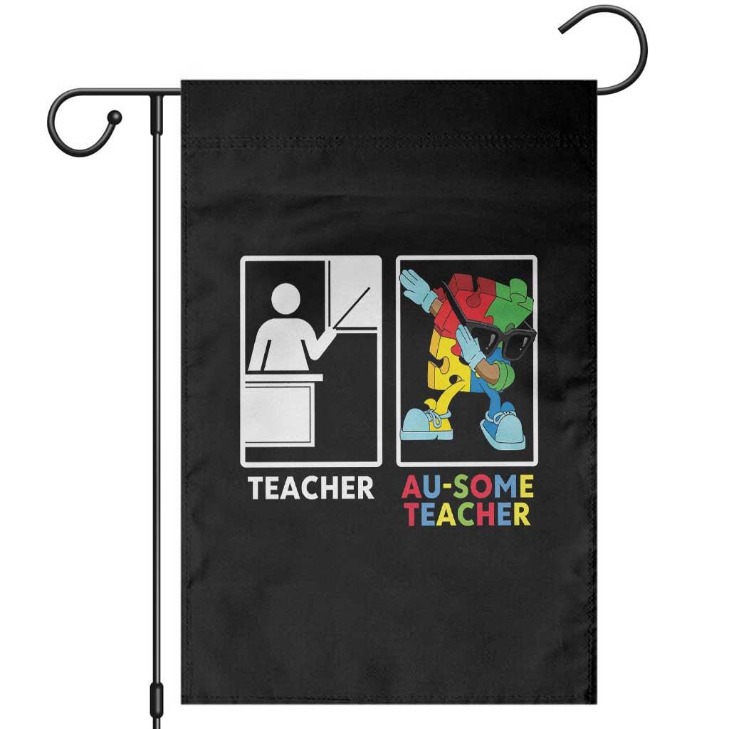 Funny Au Some Teacher Garden Flag Autism Acceptance Special Education Gift