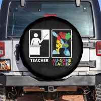 Funny Au Some Teacher Spare Tire Cover Autism Acceptance Special Education Gift
