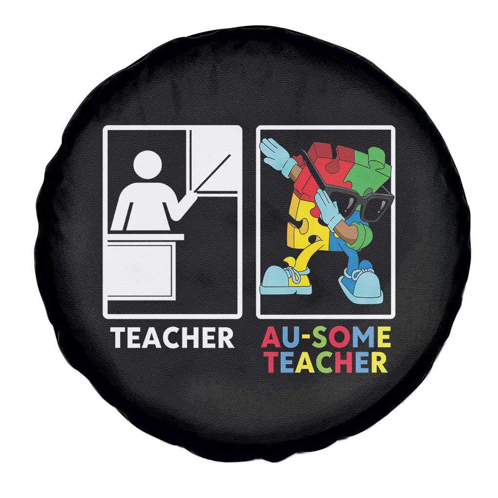 Funny Au Some Teacher Spare Tire Cover Autism Acceptance Special Education Gift