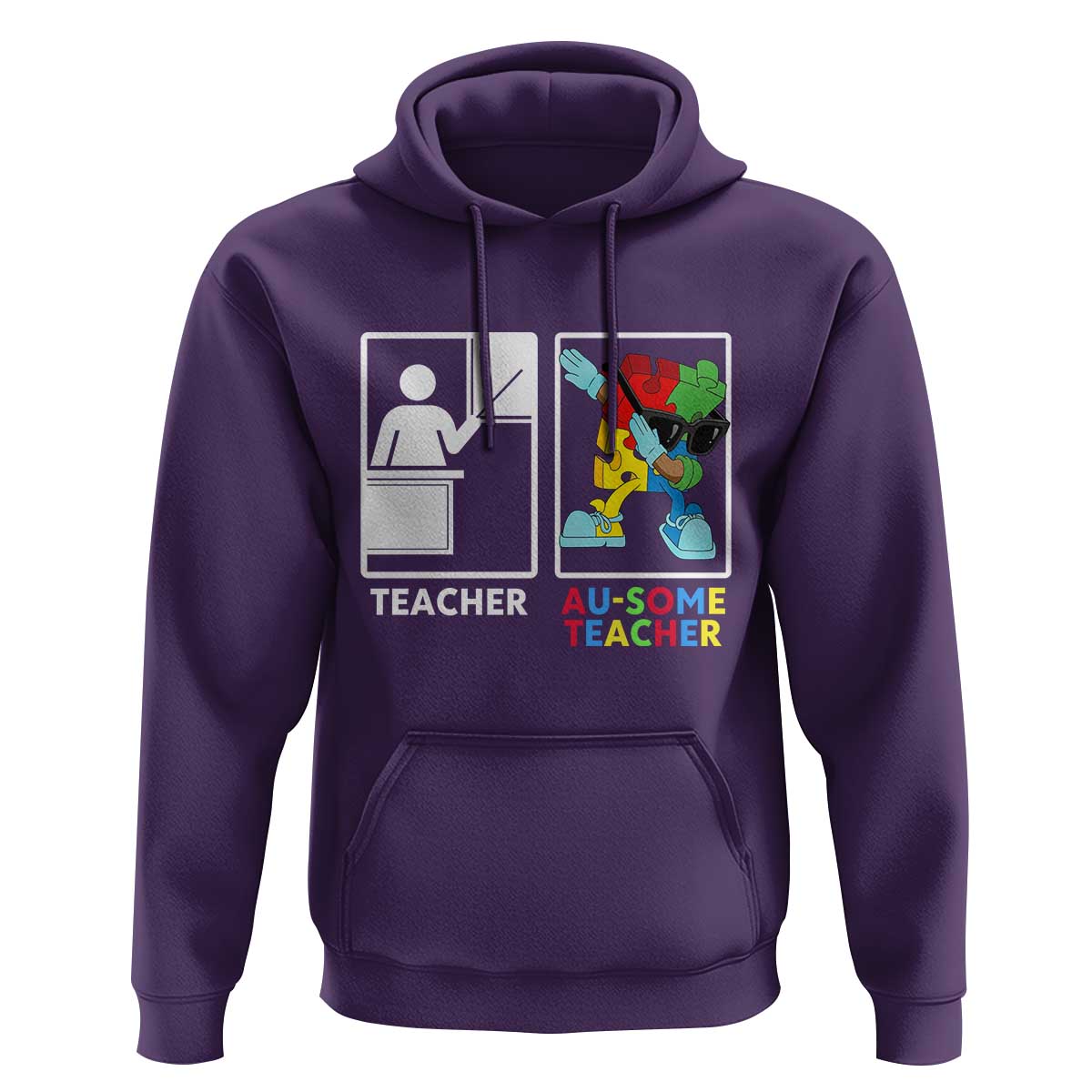 Funny Au Some Teacher Hoodie Autism Acceptance Special Education Gift