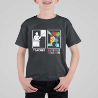 Funny Au Some Teacher T Shirt For Kid Autism Acceptance Special Education Gift