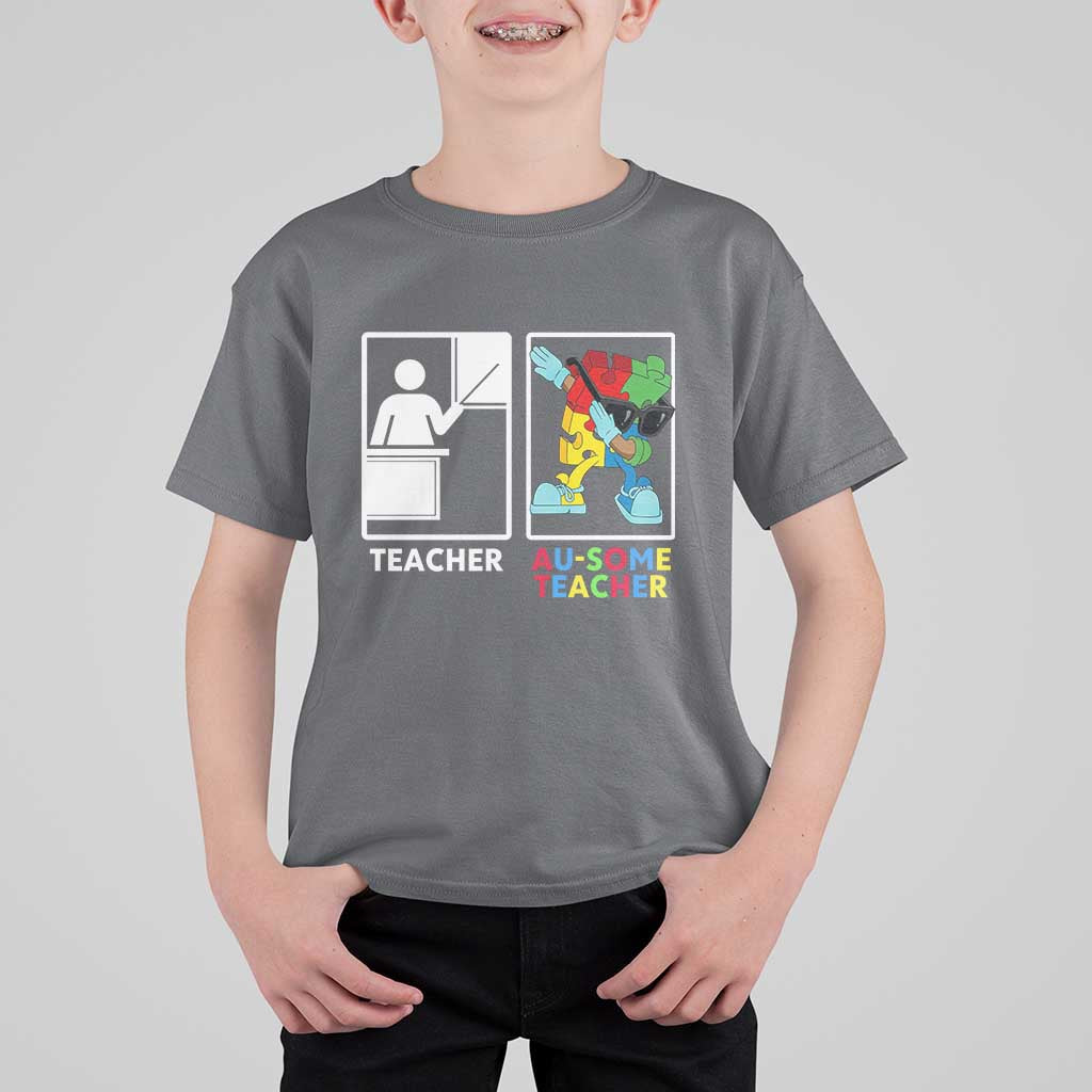 Funny Au Some Teacher T Shirt For Kid Autism Acceptance Special Education Gift
