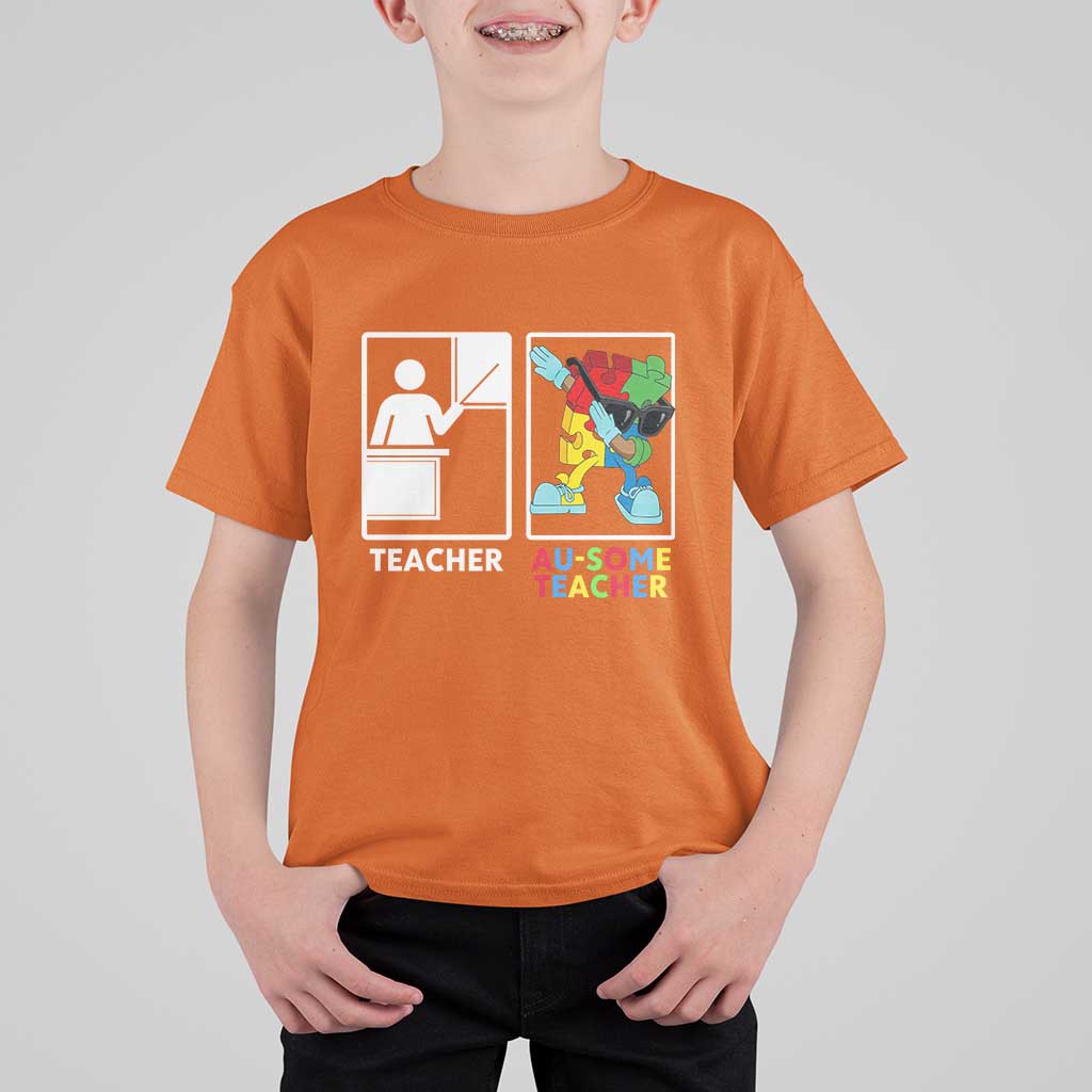 Funny Au Some Teacher T Shirt For Kid Autism Acceptance Special Education Gift