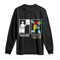 Funny Au Some Teacher Long Sleeve Shirt Autism Acceptance Special Education Gift