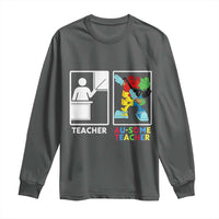Funny Au Some Teacher Long Sleeve Shirt Autism Acceptance Special Education Gift