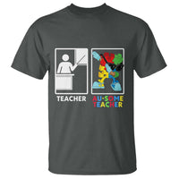 Funny Au Some Teacher T Shirt Autism Acceptance Special Education Gift
