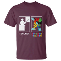 Funny Au Some Teacher T Shirt Autism Acceptance Special Education Gift
