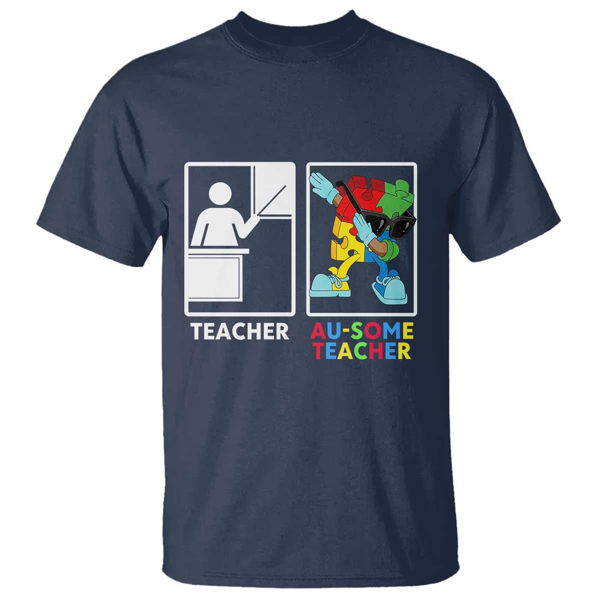 Funny Au Some Teacher T Shirt Autism Acceptance Special Education Gift