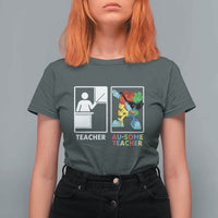 Funny Au Some Teacher T Shirt For Women Autism Acceptance Special Education Gift