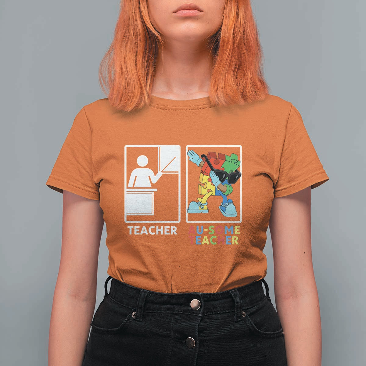 Funny Au Some Teacher T Shirt For Women Autism Acceptance Special Education Gift