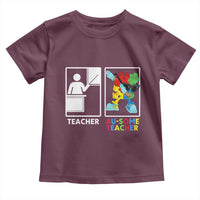 Funny Au Some Teacher Toddler T Shirt Autism Acceptance Special Education Gift