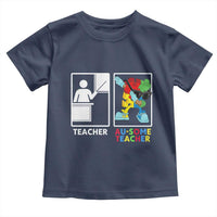 Funny Au Some Teacher Toddler T Shirt Autism Acceptance Special Education Gift