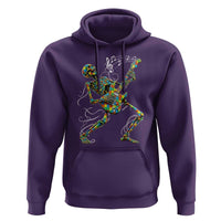 Autism Acceptance Rock Guitar Skeleton Hoodie Music Lover