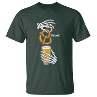 Prost Beer Lover Skeleton Hands German Festival Graphic T Shirt