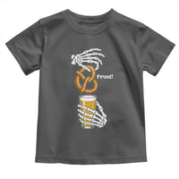 Prost Beer Lover Skeleton Hands German Festival Graphic Toddler T Shirt