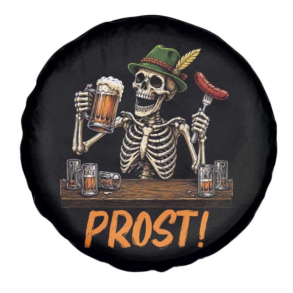 Funny Skeleton Oktoberfest Spare Tire Cover Prost Beer Lover Bavarian Gift