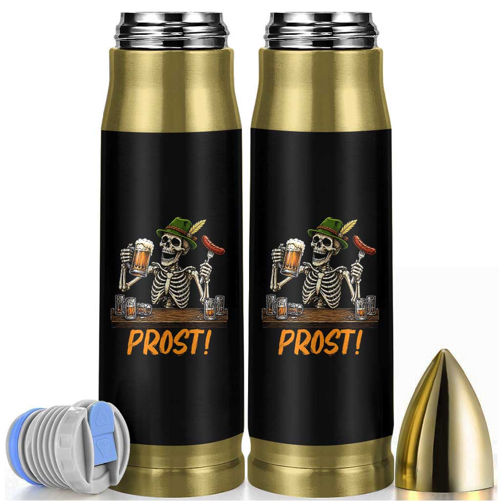 Funny Skeleton Oktoberfest Bullet Tumbler Prost Beer Lover Bavarian Gift