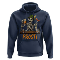 Funny Skeleton Oktoberfest Hoodie Prost Beer Lover Bavarian Gift
