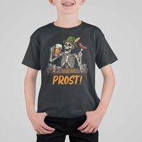 Funny Skeleton Oktoberfest T Shirt For Kid Prost Beer Lover Bavarian Gift