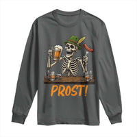 Funny Skeleton Oktoberfest Long Sleeve Shirt Prost Beer Lover Bavarian Gift