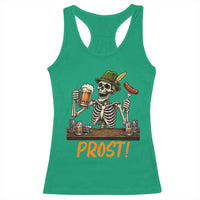 Funny Skeleton Oktoberfest Racerback Tank Top Prost Beer Lover Bavarian Gift