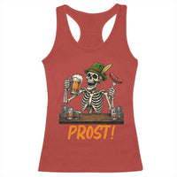 Funny Skeleton Oktoberfest Racerback Tank Top Prost Beer Lover Bavarian Gift