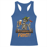 Funny Skeleton Oktoberfest Racerback Tank Top Prost Beer Lover Bavarian Gift