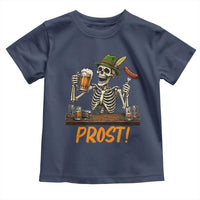 Funny Skeleton Oktoberfest Toddler T Shirt Prost Beer Lover Bavarian Gift