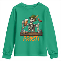 Funny Skeleton Oktoberfest Youth Sweatshirt Prost Beer Lover Bavarian Gift
