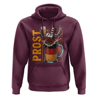 Funny Skeleton Oktoberfest Hoodie Spooky Prost German Beer Drinker Graphic