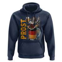 Funny Skeleton Oktoberfest Hoodie Spooky Prost German Beer Drinker Graphic