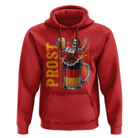 Funny Skeleton Oktoberfest Hoodie Spooky Prost German Beer Drinker Graphic