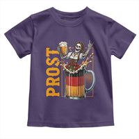 Funny Skeleton Oktoberfest Toddler T Shirt Spooky Prost German Beer Drinker Graphic