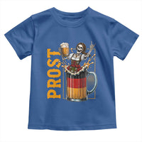 Funny Skeleton Oktoberfest Toddler T Shirt Spooky Prost German Beer Drinker Graphic